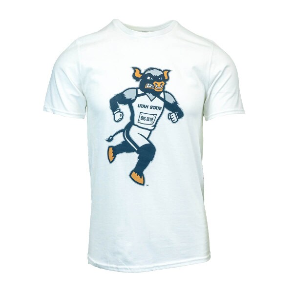 Big Blue Cross Country White T-Shirt